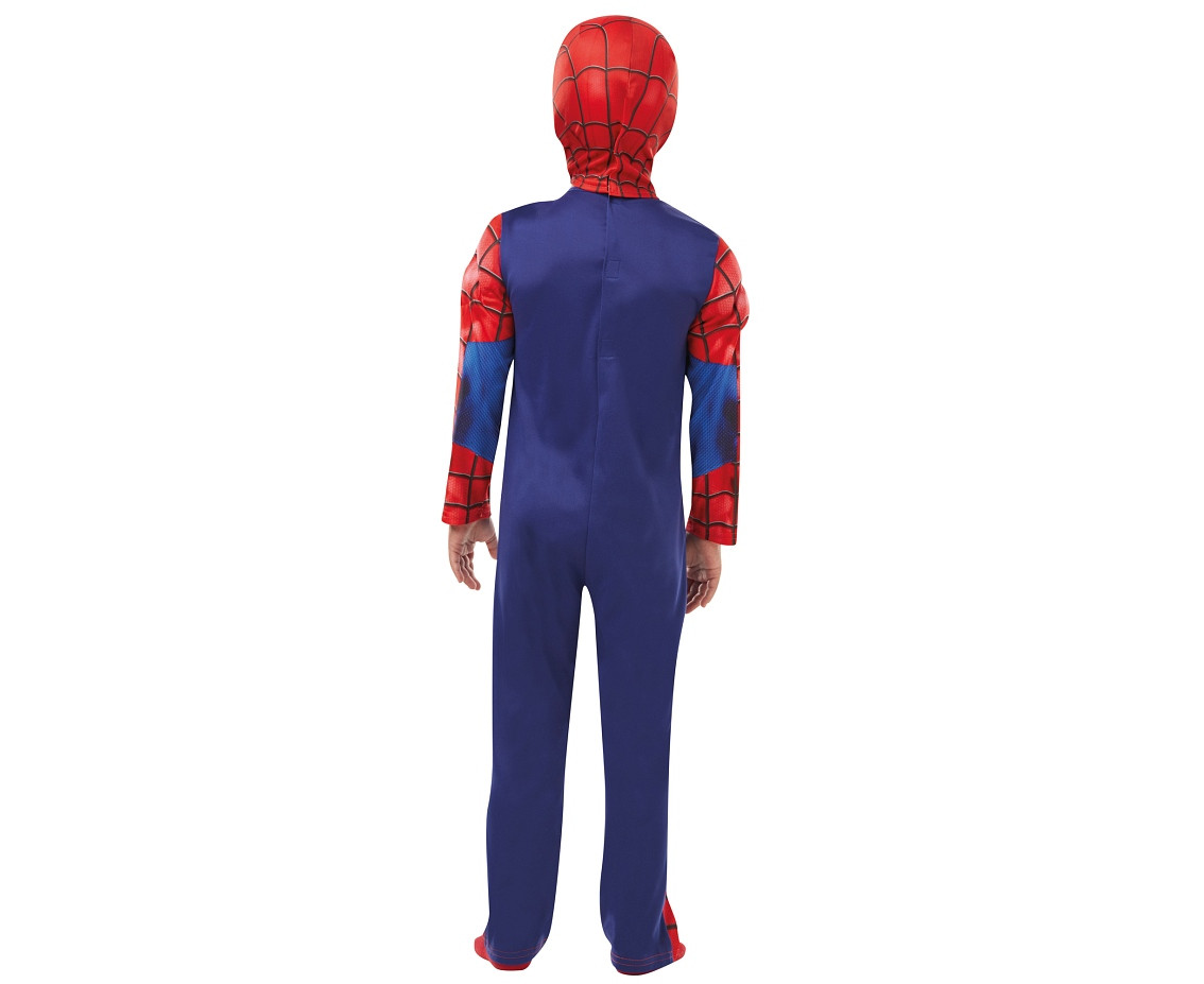 The role-play set for kids Spider-Man padded muscle chest jumpsuit and snood, size M